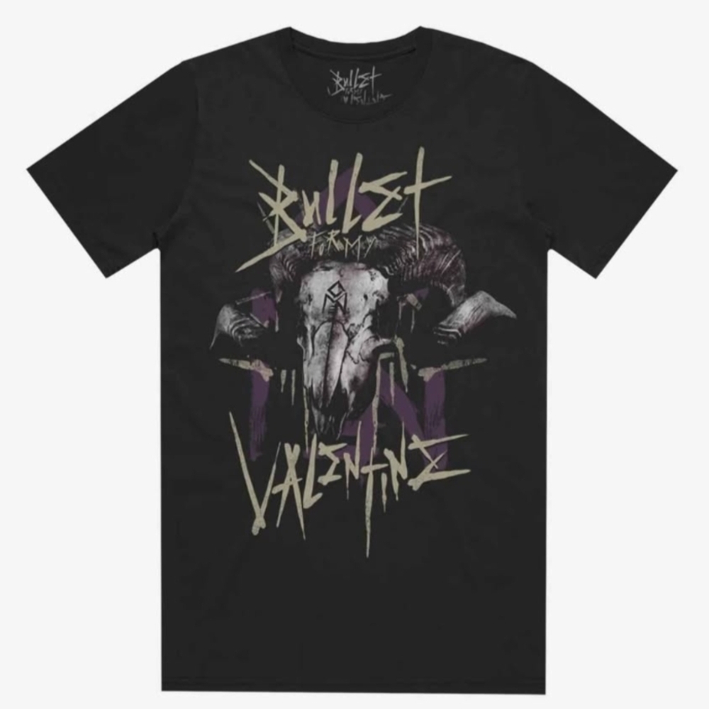 ASOS Bullet For My Valentine Cotton Graphic Tee - Size M